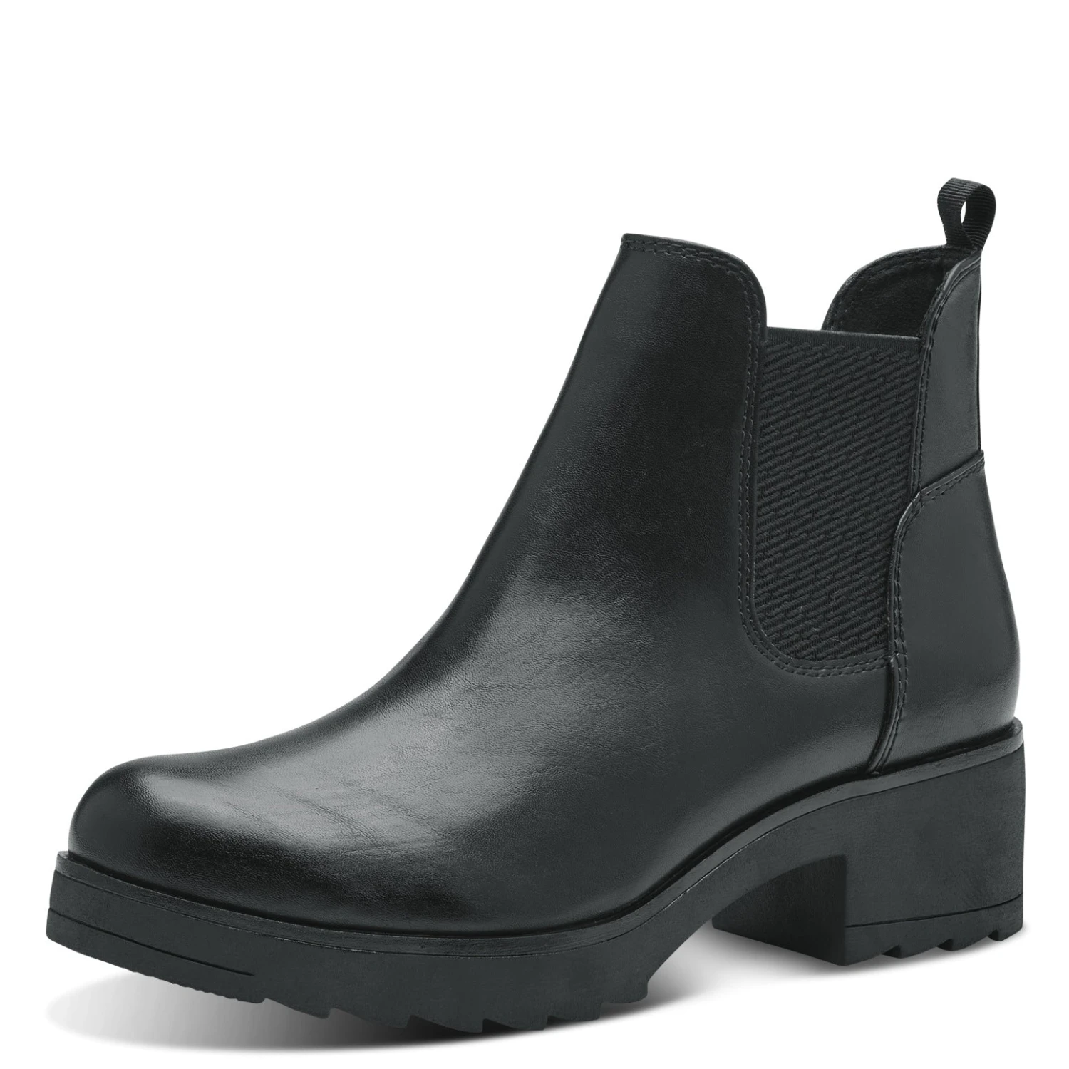 Marco Tozzi Ankle Boot With Zip 25806 BLACK 1 Marco Tozzi Ankle Boot With Zip 25806 BLACK