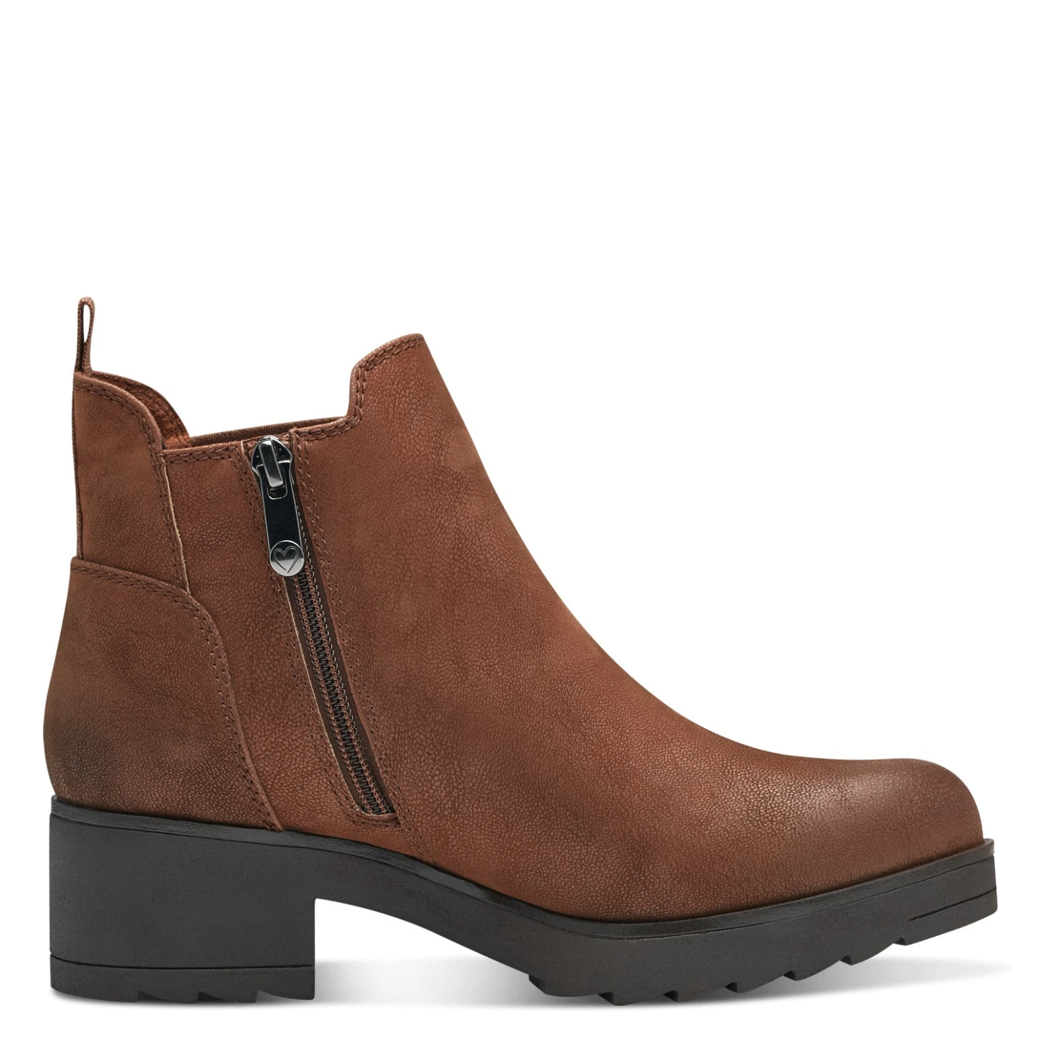 Marco Tozzi Ankle Boot With Zip 25806 COGNAC 2 Marco Tozzi Ankle Boot With Zip 25806 COGNAC - Image 2
