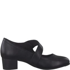 Jana Classic Wide Fitcourt Shoe With Bar 24362 BLACK 24362 -Cheap Shoes Shop 008 24362 41 001 090