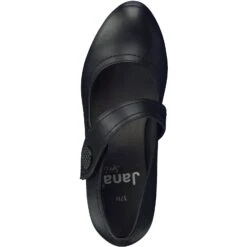 Jana Classic Wide Fitcourt Shoe With Bar 24362 BLACK 24362 -Cheap Shoes Shop 008 24362 41 001 TOP
