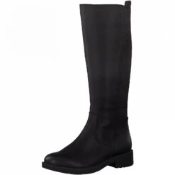 Jana Long Riding Boot With Zip 25560 BLACK