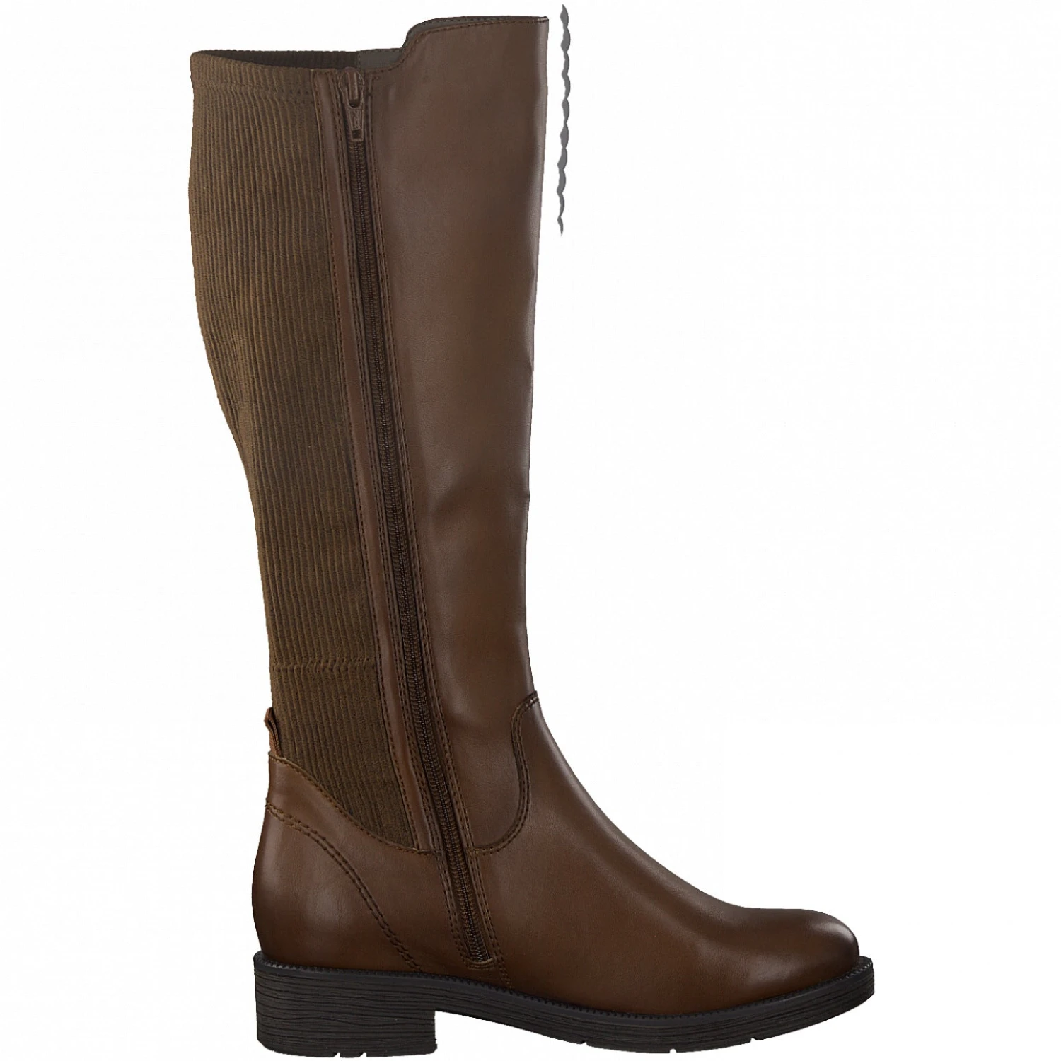 Jana Long Riding Boot With Zip 25590 CHESTNUT 3 Jana Long Riding Boot With Zip 25590 CHESTNUT - Image 3