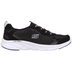 Skechers Trainers BLACK 104336BKW -Cheap Shoes Shop 104336 BKW3