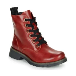 Fly London Ankle Boot Ragi RED Soft Leather Military Style Lace Boot 8 Fly London Ankle Boot Ragi RED Soft Leather Military Style Lace Boot -Cheap Shoes Shop 15477311 500 A