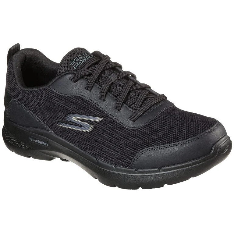 Skechers Men's Slip- On Trainer GOwalk 6 - Bold Knight BLACK 216204BBK 1 Skechers Men's Slip- On Trainer GOwalk 6 - Bold Knight BLACK 216204BBK