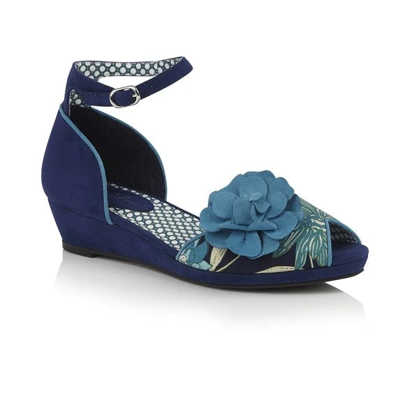 Ruby Shoo SANDAL Phyllis BLUE MATCHING SANTIAGO STYLE BAG AVAILABLE 2 Ruby Shoo SANDAL Phyllis BLUE MATCHING SANTIAGO STYLE BAG AVAILABLE - Image 2