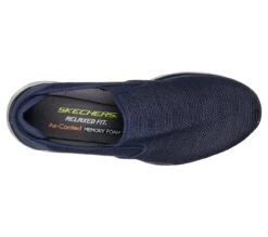 Skechers SLIP ON SHOE EQUALIZER 3.0 NAVY - SUMNIN 52937 -Cheap Shoes Shop 52937 NVY B