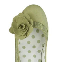 Ruby Shoo COURT SHOE Chrissie PISTACHIO With Lace And Flower Trim 6 Ruby Shoo COURT SHOE Chrissie PISTACHIO With Lace And Flower Trim -Cheap Shoes Shop 5659