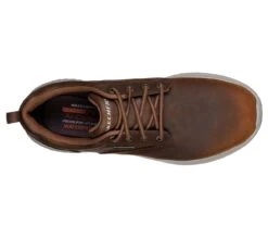 Skechers CASUAL LACE UP SHOE DELSON - ANTIGO BROWN 65693 CDB -Cheap Shoes Shop 65693 CDB B