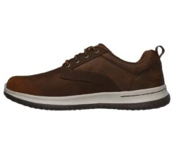 Skechers CASUAL LACE UP SHOE DELSON - ANTIGO BROWN 65693 CDB -Cheap Shoes Shop 65693 CDB D