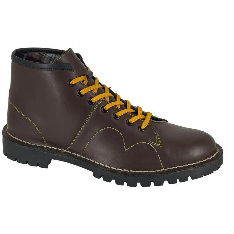 Grafters Original Cherry Red Leather Unisex Monkey Boot B430 1 Grafters Original Cherry Red Leather Unisex Monkey Boot B430