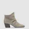 BETH 006 - Taupe Suede Ankle Boots