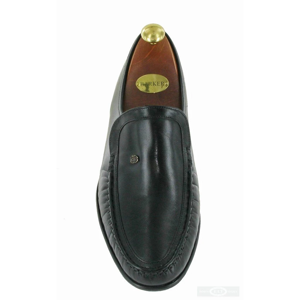 Barker MOCCASIN SHOE Valencia Black Kid Leather 2 Barker MOCCASIN SHOE Valencia Black Kid Leather - Image 2
