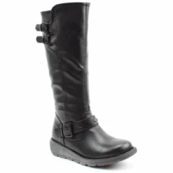 Heavenly Feet Long Boot ERICA Black