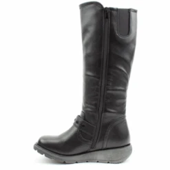 Heavenly Feet Long Boot ERICA Black -Cheap Shoes Shop HeaavenlyFeetEricaBlackBoot3