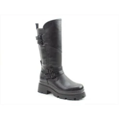 Heavenly Feet Mid Calf Boot Powell BLACK With Full Zip