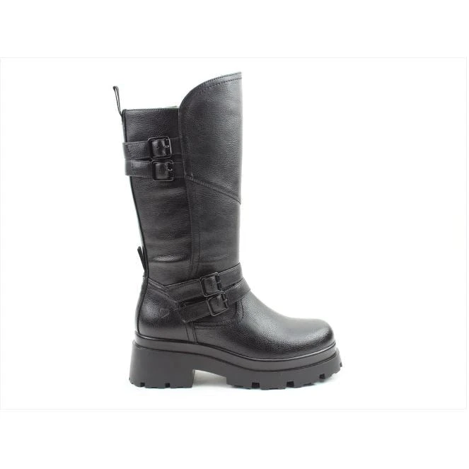 Heavenly Feet Mid Calf Boot Powell BLACK With Full Zip 2 Heavenly Feet Mid Calf Boot Powell BLACK With Full Zip - Image 2