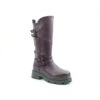Heavenly Feet Mid Calf Boot Powell Purple With Full Zip