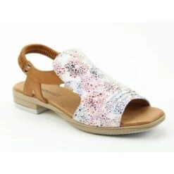 Heavenly Feet Sandal Onyx WHITE FLORAL