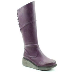 Heavenly Feet Long Boot With ZipOhio PURPLE