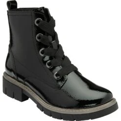 Lotus Ankle Boot With Lace And Zip Fastening Jojo BLACK ULB350