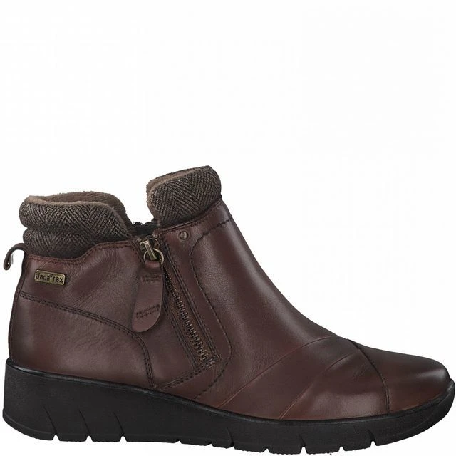 Jana Ankle Boot Leather With Zip 26461 COGNAC 2 Jana Ankle Boot Leather With Zip 26461 COGNAC - Image 2