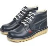 Mens Kickers Kick Hi NAVY Leather Boots