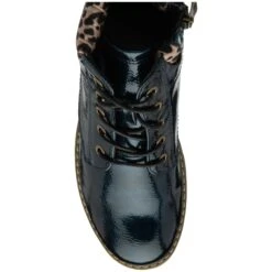 Lotus Ankle Boot With Lace And Zip Lexis NAVY ULB333 -Cheap Shoes Shop LEXISULB333NAVYTOE