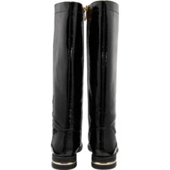Lotus Long Boot Lisa BLACK PAT -Cheap Shoes Shop LISAULB310BLKPATENTHEEL