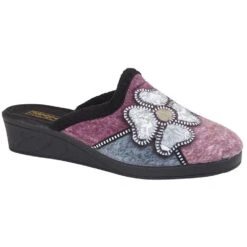 Sleepers Ls360 MULTI Mule Wedge Slipper