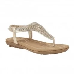 Lotus Sandal With Toe-post Orla GOLD ULP124