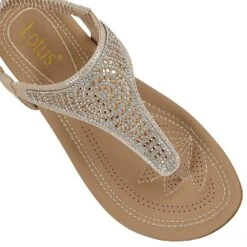 Lotus Sandal With Toe-post Orla GOLD ULP124 -Cheap Shoes Shop Lotus Sandal orla gold t