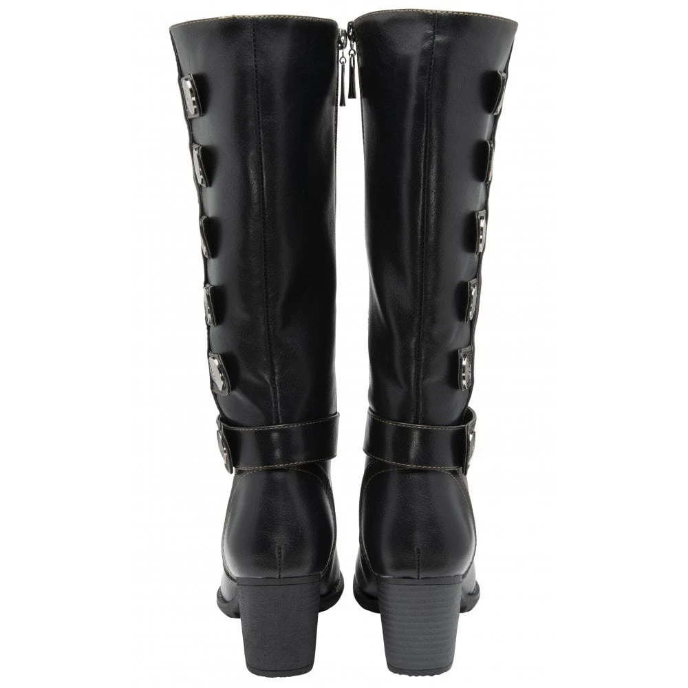 Lotus Long Boot Ophelia BLACK 3 Lotus Long Boot Ophelia BLACK - Image 3