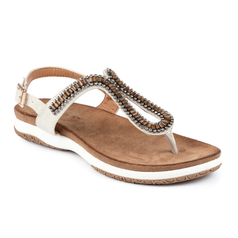 Lunar Toe Post Sandal Pascal STONE 1 Lunar Toe Post Sandal Pascal STONE