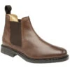 RoamersBROWN Leather Chelse Boots M278B
