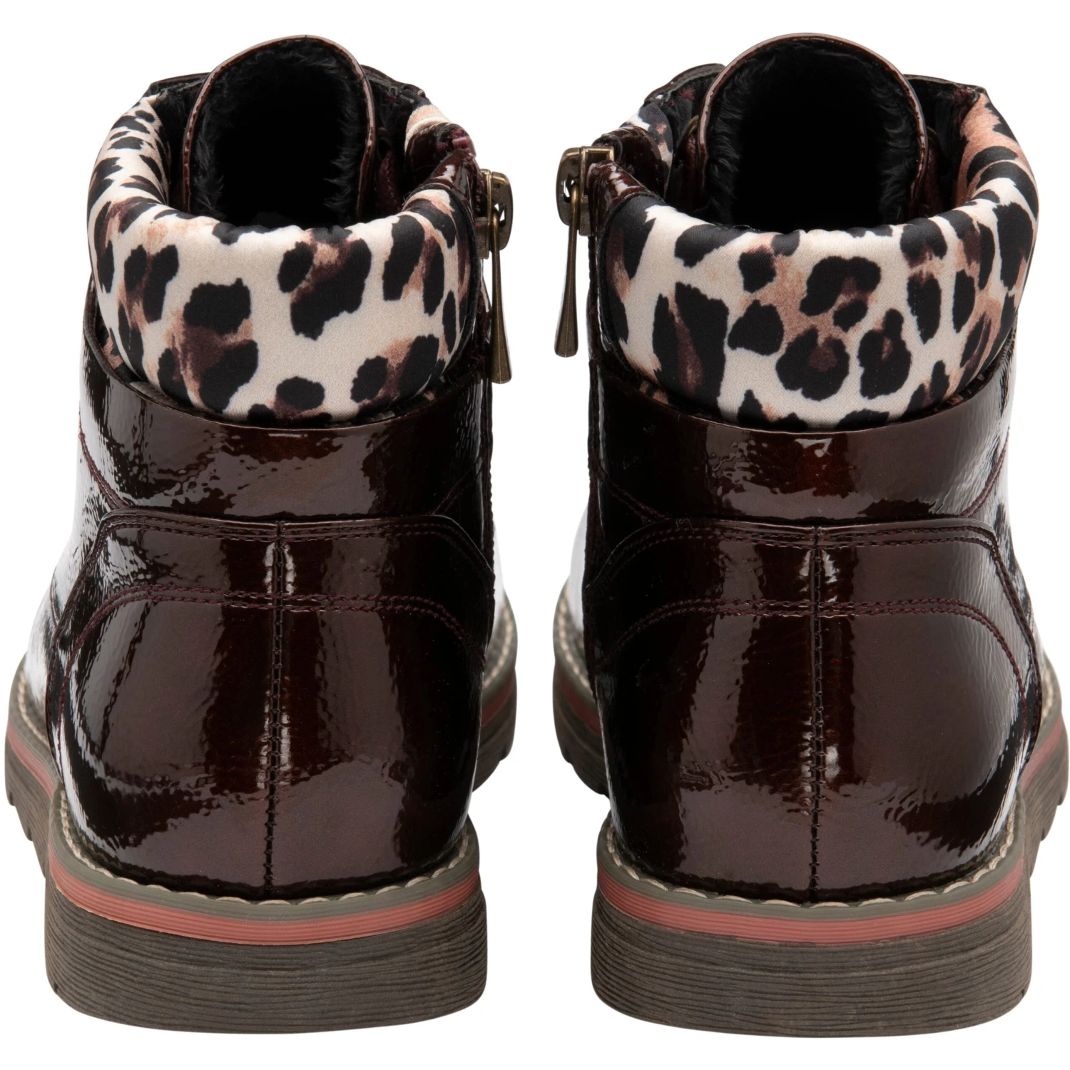 Lotus Ankle Boot Naomi BRONZE And Leopard-Print 3 Lotus Ankle Boot Naomi BRONZE And Leopard-Print - Image 3