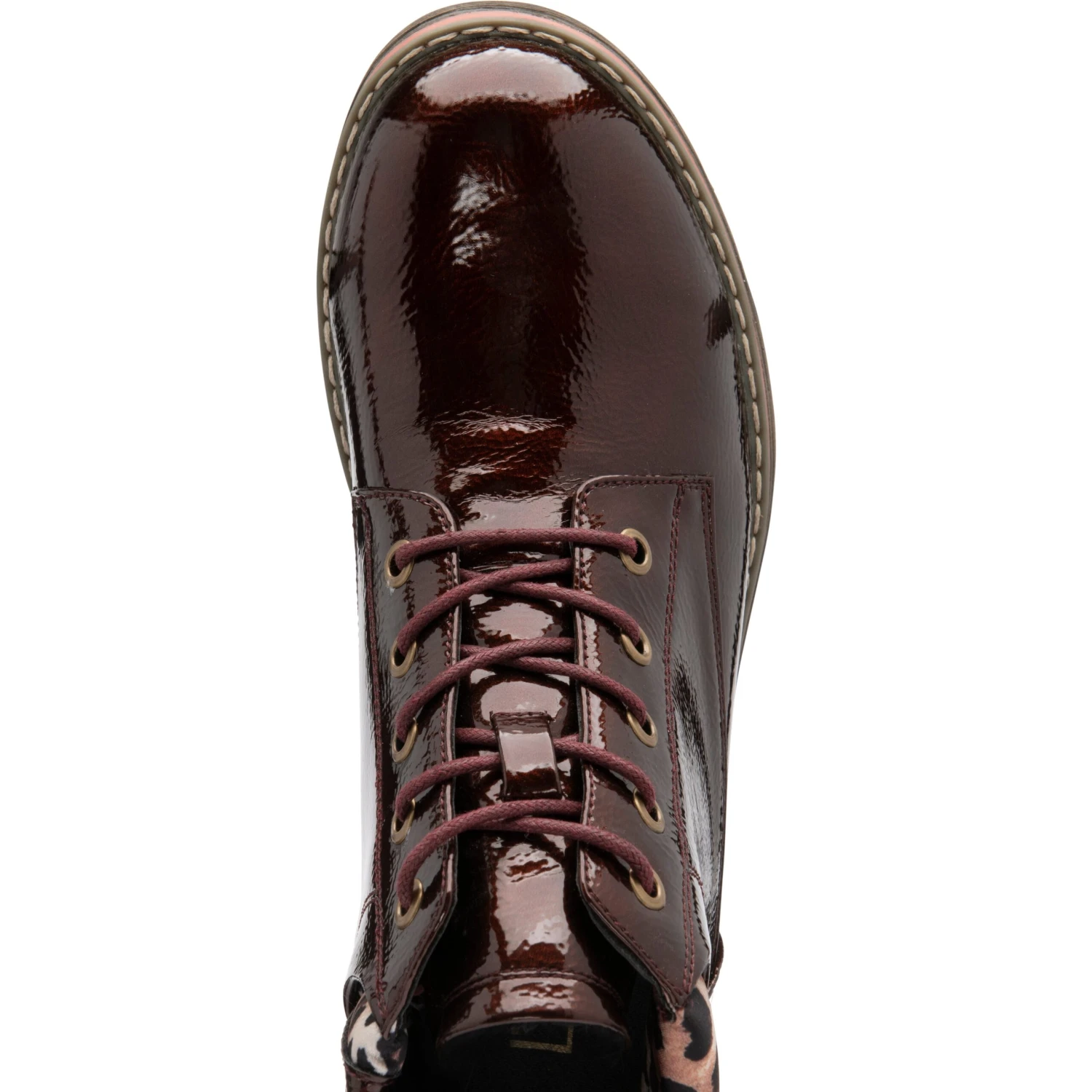 Lotus Ankle Boot Naomi BRONZE And Leopard-Print 2 Lotus Ankle Boot Naomi BRONZE And Leopard-Print - Image 2