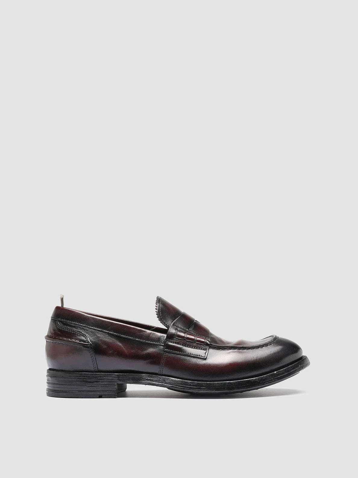 BALANCE 011 - Burgundy Leather Penny Loafers 1 BALANCE 011 - Burgundy Leather Penny Loafers