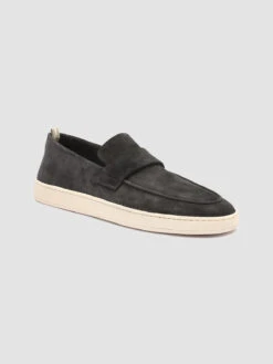 HERBIE 001 - Black Suede Penny Loafers -Cheap Shoes Shop OCUHERB001LIC531000 3