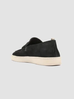 HERBIE 001 - Black Suede Penny Loafers -Cheap Shoes Shop OCUHERB001LIC531000 4
