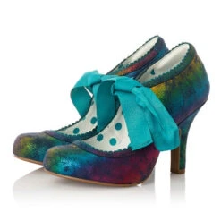 Ruby Shoo Willow RAINBOW Shoe Matching Bag Santiago Also Available