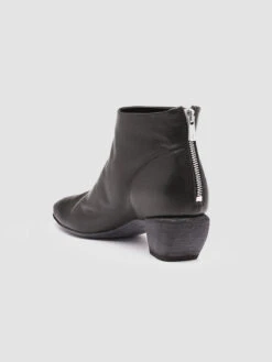 SALLY 001 - Black Leather Booties 8 SALLY 001 - Black Leather Booties -Cheap Shoes Shop SALLY001IGNISNERO 3