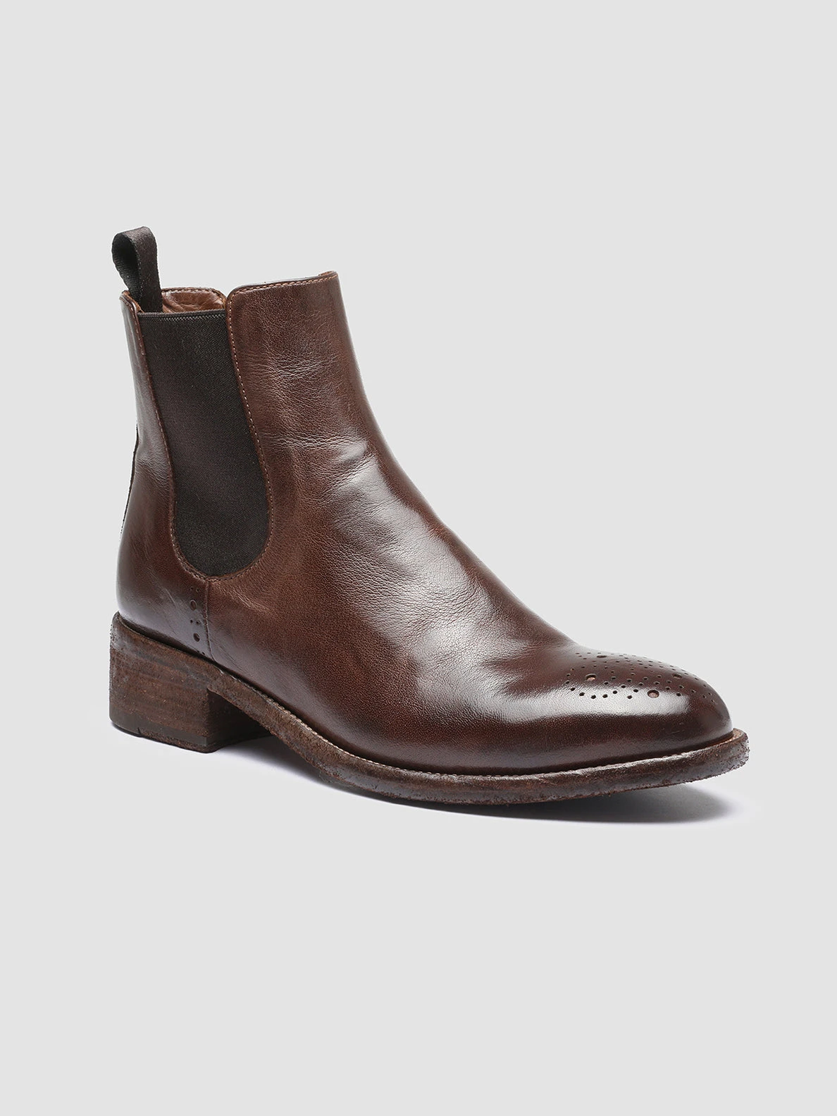 SELINE 002 - Brown Leather Chelsea Boots 3 SELINE 002 - Brown Leather Chelsea Boots - Image 3