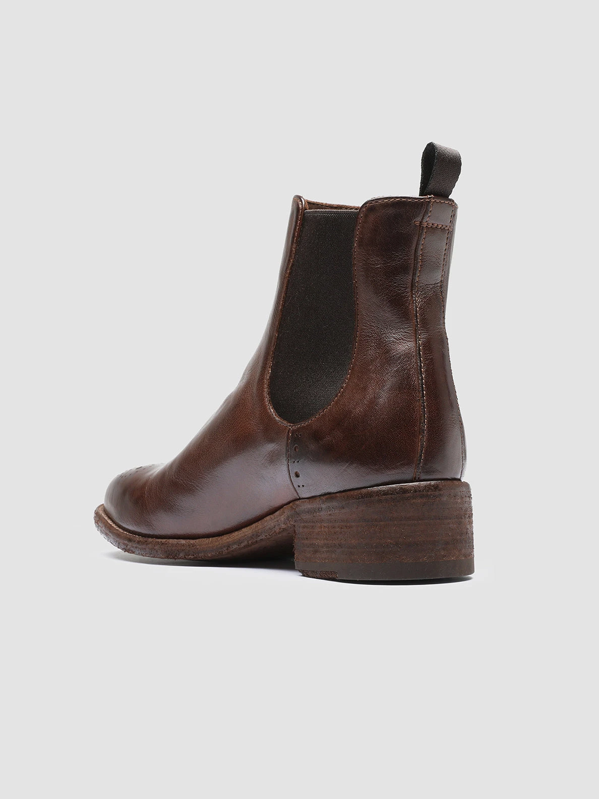 SELINE 002 - Brown Leather Chelsea Boots 4 SELINE 002 - Brown Leather Chelsea Boots - Image 4