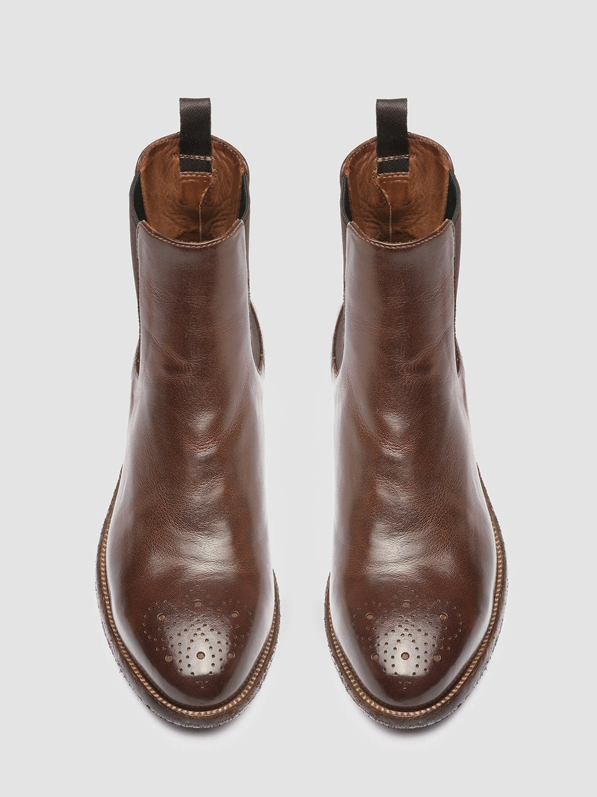 SELINE 002 - Brown Leather Chelsea Boots 2 SELINE 002 - Brown Leather Chelsea Boots - Image 2
