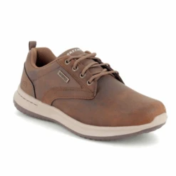 Skechers CASUAL LACE UP SHOE DELSON - ANTIGO BROWN 65693 CDB