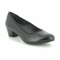 Jana Court Shoe Wide Fitting 22360 BLACK