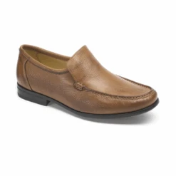 Anatomic & Co SLIP ON SHOE Torres Cognac Soft Leather Formal Shoes 828226 Rrp £105