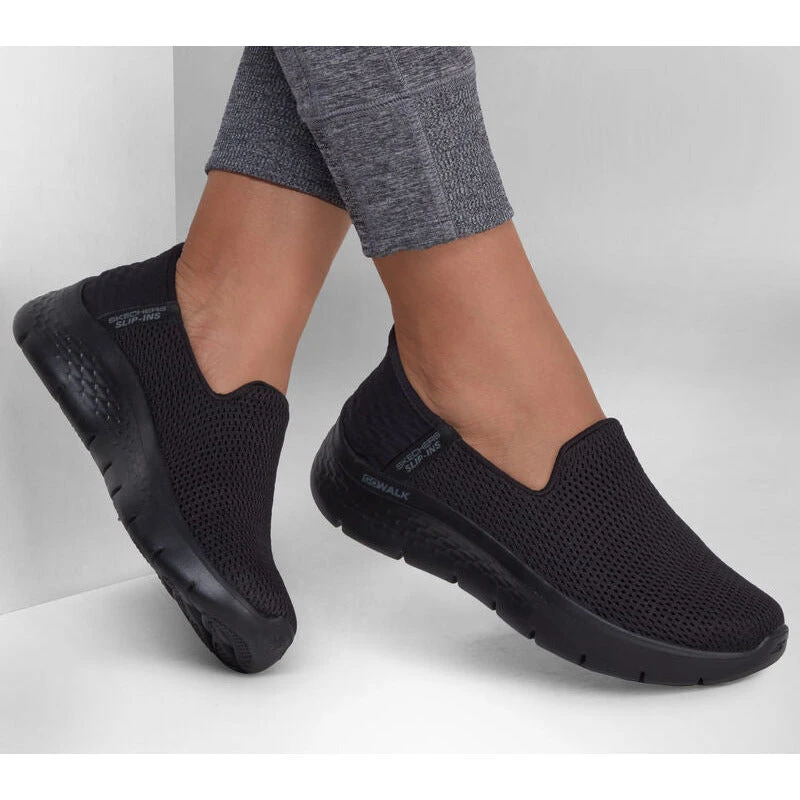 Skechers 124963bbk Slip-ins: GO WALK Flex - Relish BLACK 2 Skechers 124963bbk Slip-ins: GO WALK Flex - Relish BLACK - Image 2