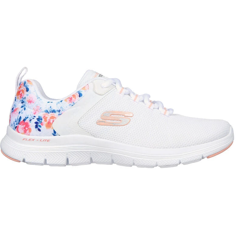 Skechers Skecher Trainer FLEX APPEAL 4.0 - LET IT BLOSSOM WHITE MULTY 149586wmlt 4 Skechers Skecher Trainer FLEX APPEAL 4.0 - LET IT BLOSSOM WHITE MULTY 149586wmlt - Image 4